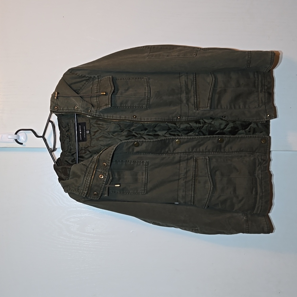 LUCKY BRAND Army green heavy duty Jacket. Girls Small/ CH. 9.5